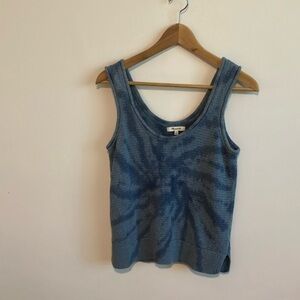 Madewell tie dye fairview sweater tank size small